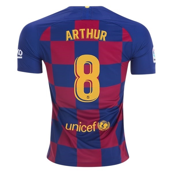 Maillot Football Barcelone NO.8 Arthur Exterieur 2019-20 Jaune